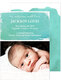 Green Big Swash Photo Birth Announcements Image 3 of 4